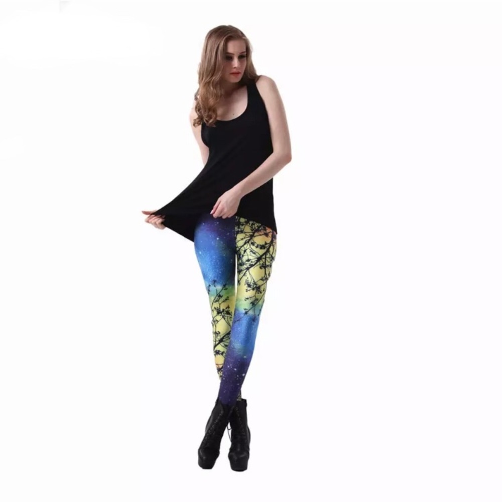 FINAL PRICE . Universe moonlight tree leggings - Picture 3 of 6